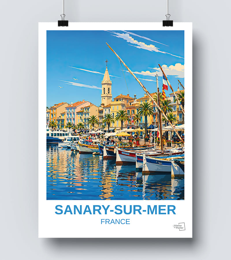 Affiche Sanary sur Mer