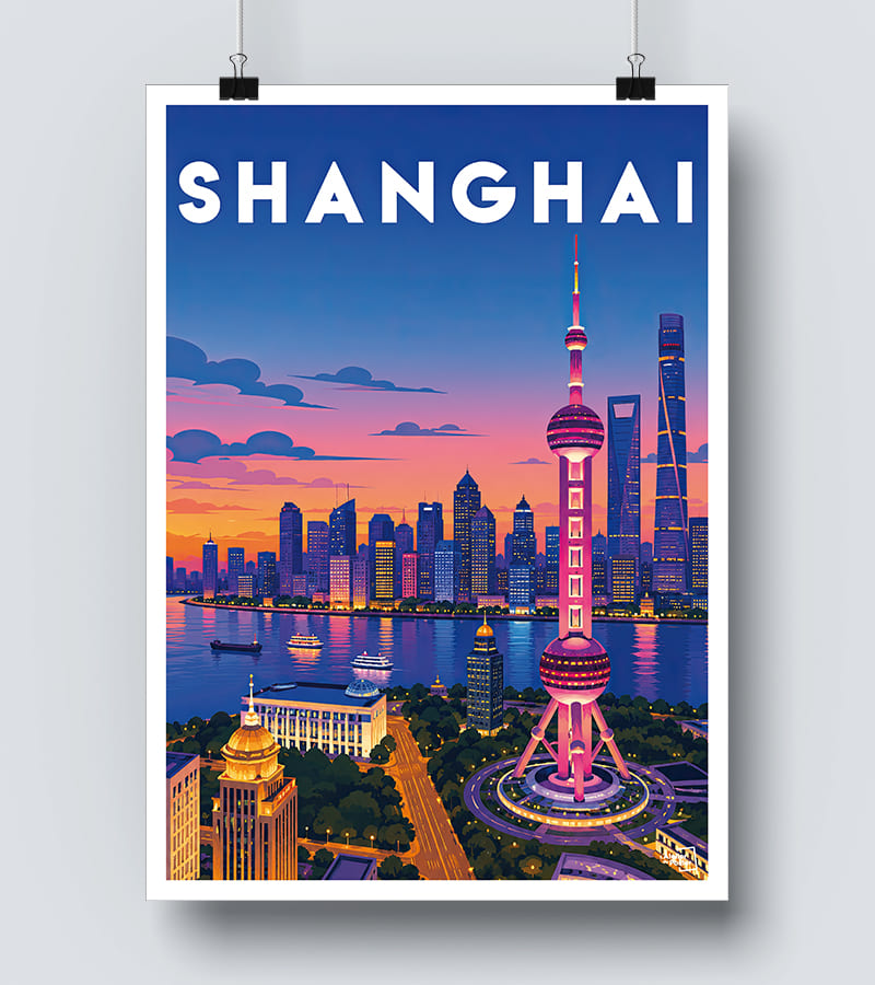 Affiche Shanghaï