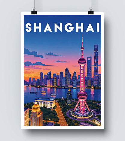 Affiche Shanghaï