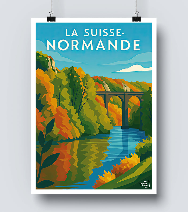 Affiche Suisse Normande