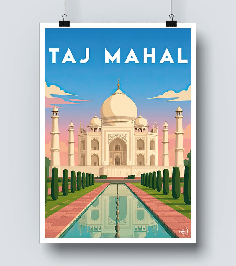 Affiche Taj Mahal