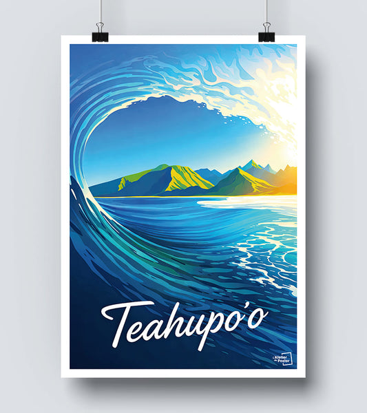 Affiche Teahupo o