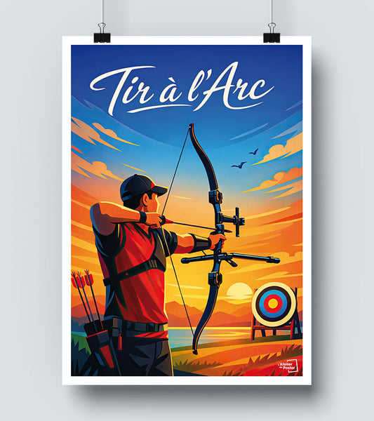 Affiche Tir à l Arc - Archery