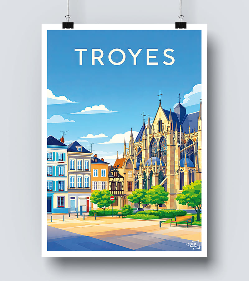 Affiche Troyes
