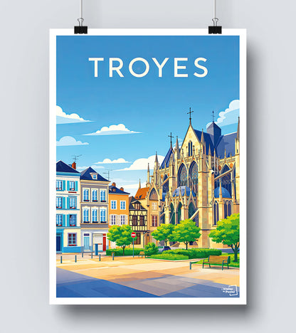 Affiche Troyes