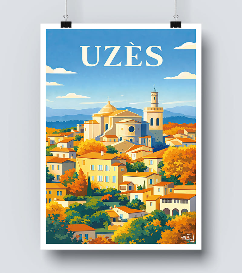 Affiche Uzès