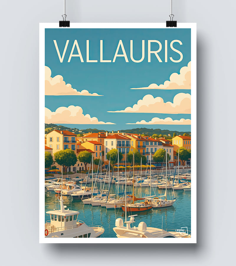 Affiche Vallauris