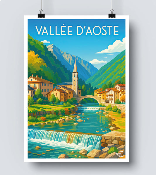 Affiche Vallée d Aoste