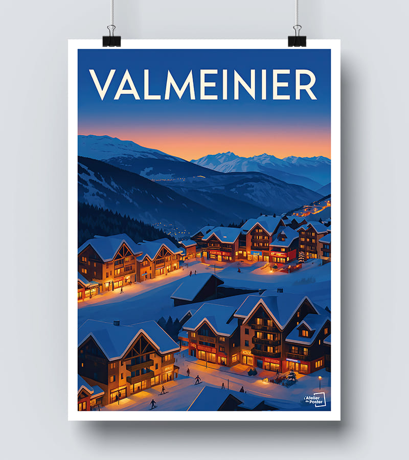 Affiche Valmeinier