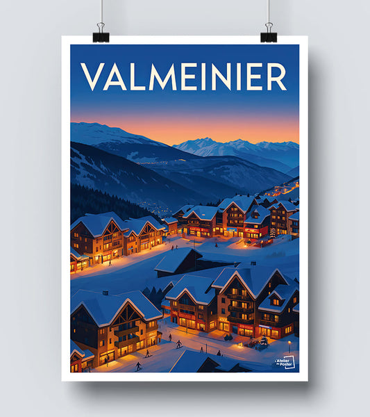Affiche Valmeinier