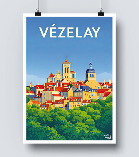 Affiche Vézelay
