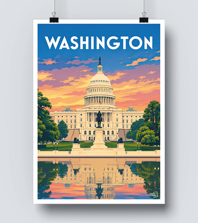 Affiche Washington