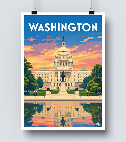 Affiche Washington