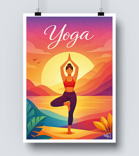 Affiche Yoga