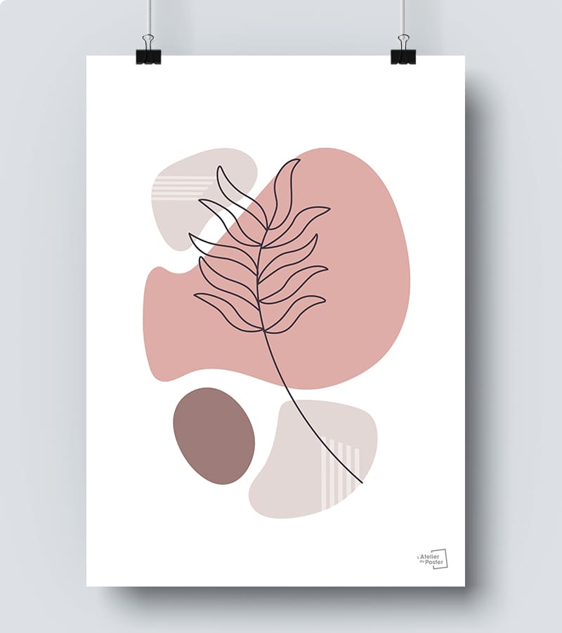 Affiche Plantes et formes minimaliste #31