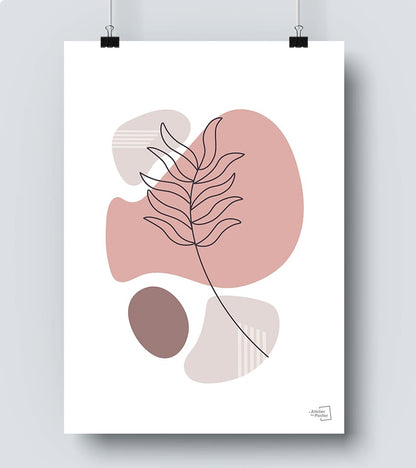 Affiche Plantes et formes minimaliste #31