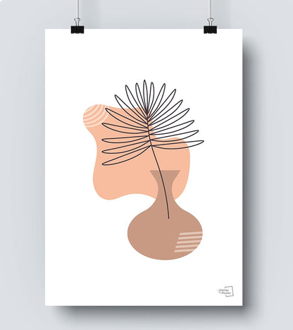 Affiche Fleur en art mural de Style nordique #33