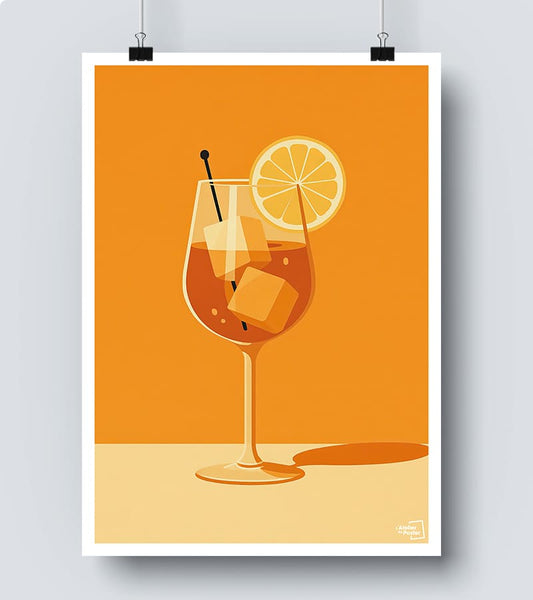 Affiche Cocktail Design – Illustration Épurée pour Déco Cuisine ou Bar #56