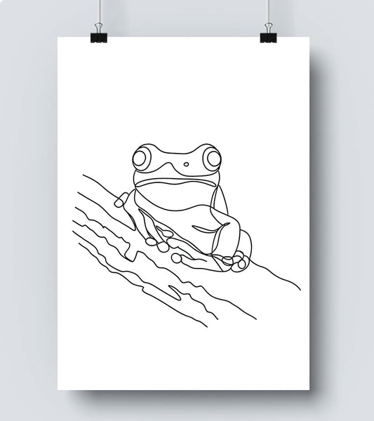 Affiche Line Art Nature #5