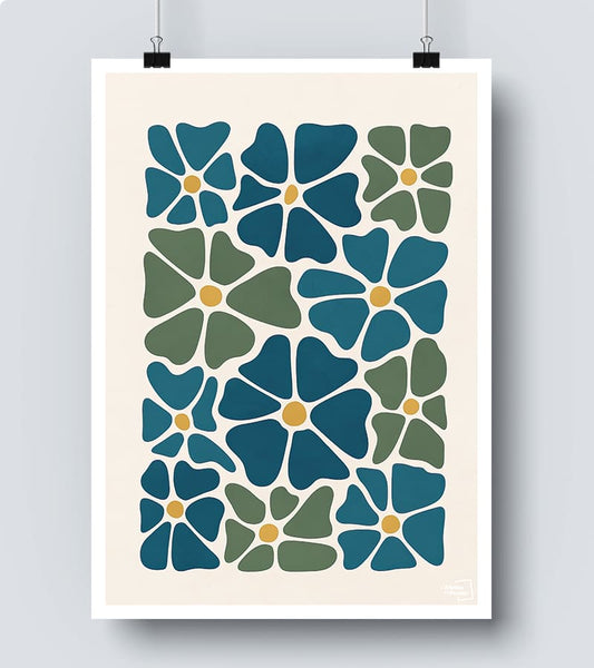 Affiche Fleur Minimaliste – Motif Botanique pour Intérieur Épuré #68