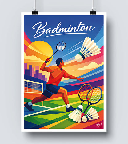 Affiche Badmington