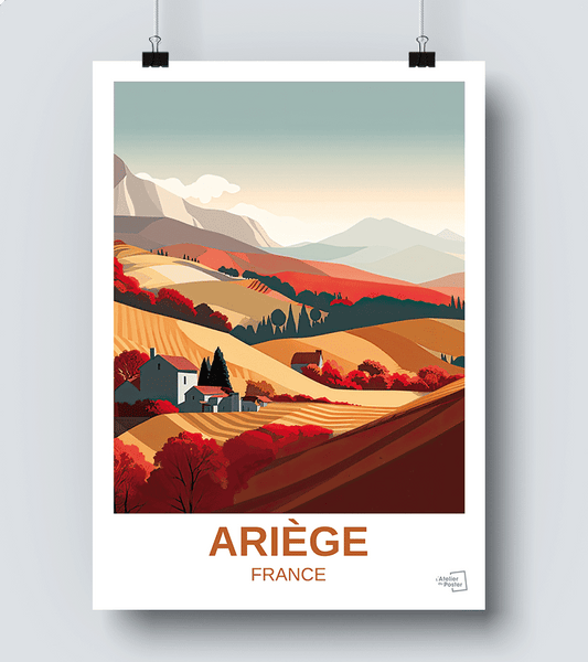 Affiche département d'Ariège