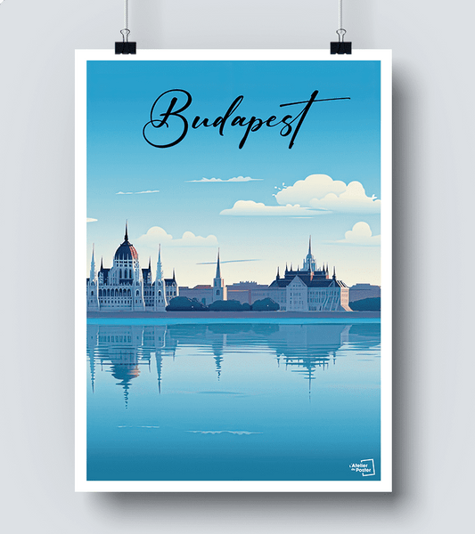 Affiche vintage Budapest