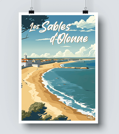 affiche sable d'olonne