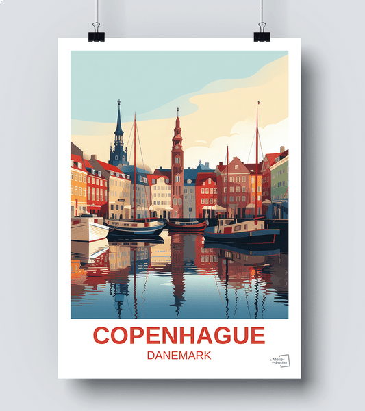 Affiche Copenhague