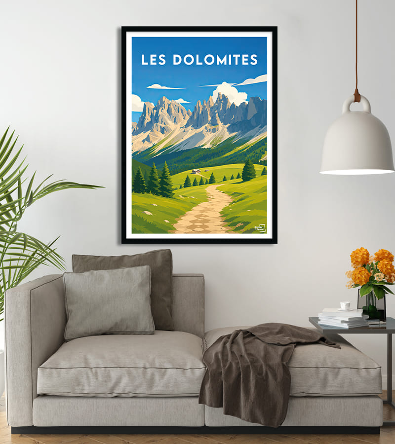 poster Dolomites
