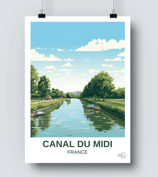 Affiche Canal du Midi