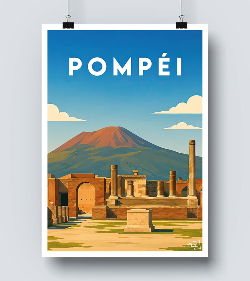 Affiche Pompéi