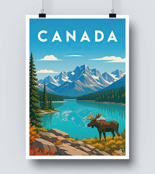 Affiche Canada vintage