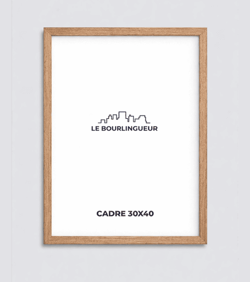 Cadre Bois foncé 30x40