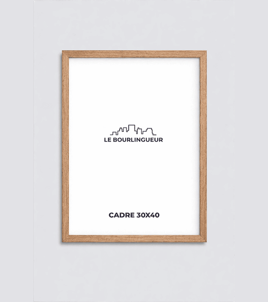 Cadre Bois foncé 30x40