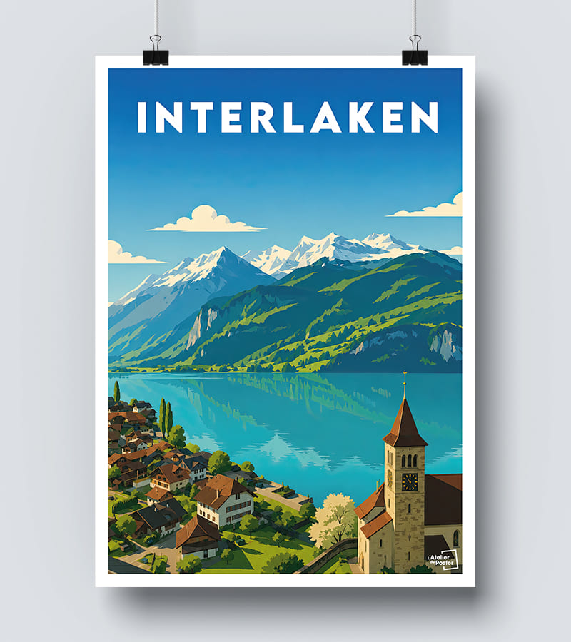 Affiche Interlaken