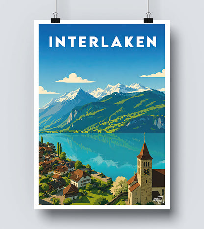Affiche Interlaken