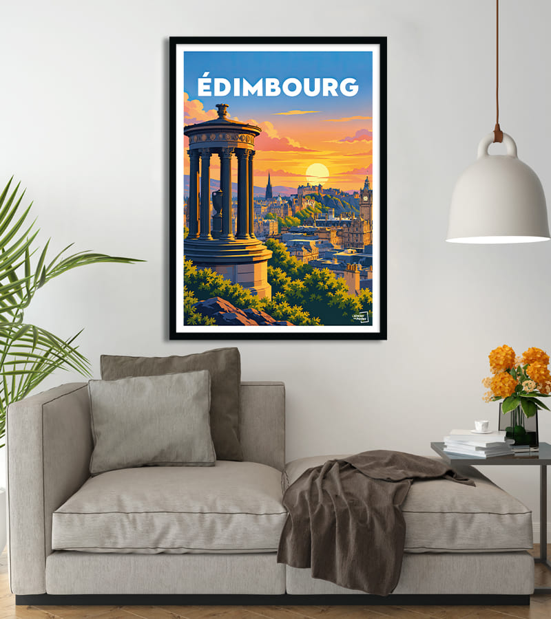 poster Edimbourg - Ecosse