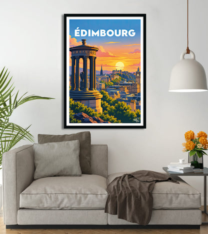 poster Edimbourg - Ecosse