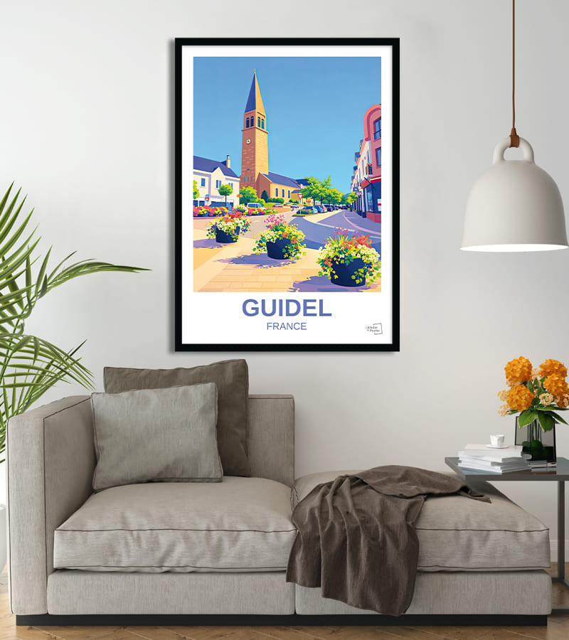 poster vintage Guidel