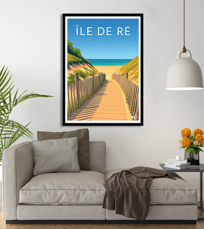poster Vintage Ile de Ré
