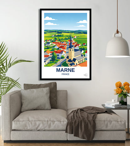 poster Département de la Marne