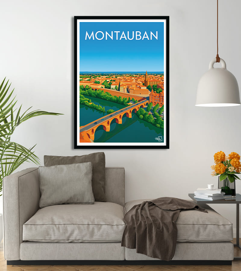poster Montauban vintage