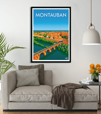 poster Montauban vintage