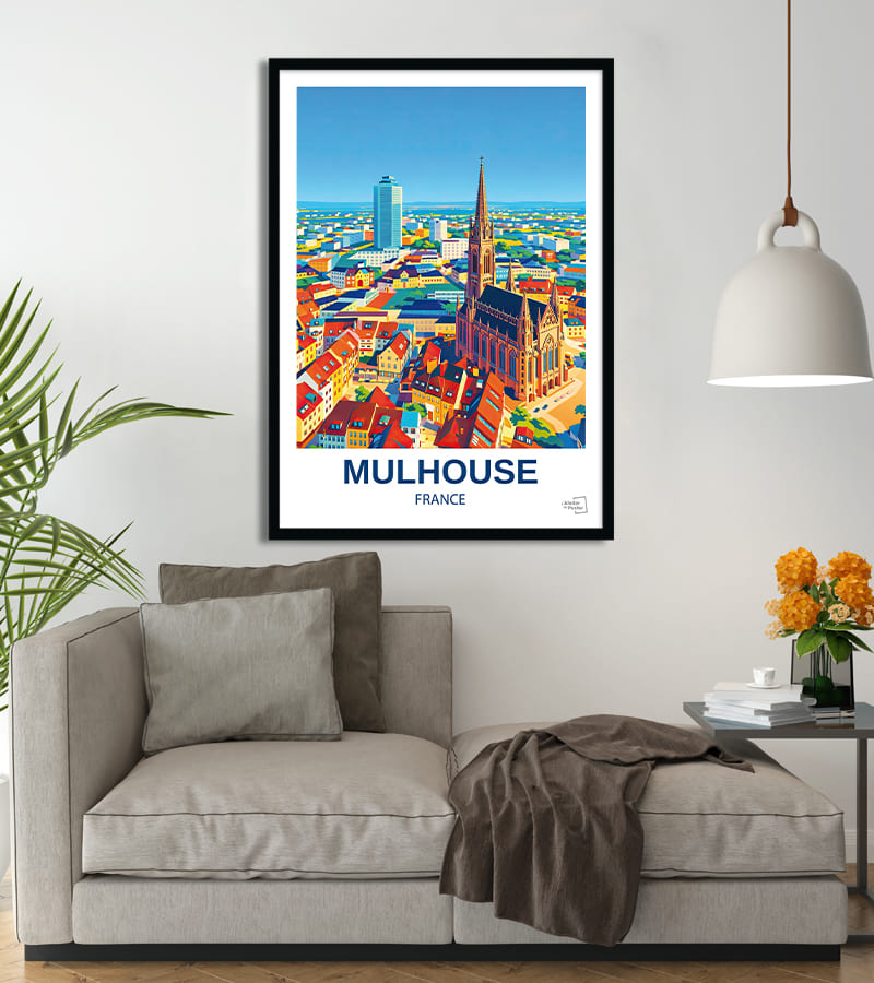 poster Vintage Mulhouse