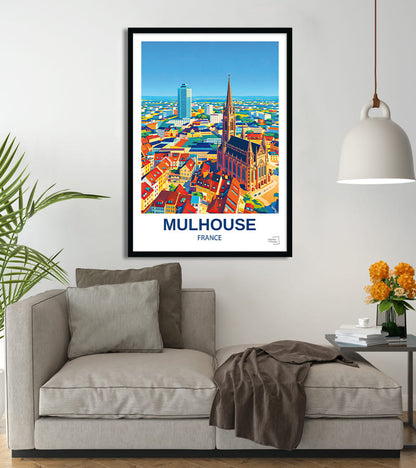 poster Vintage Mulhouse