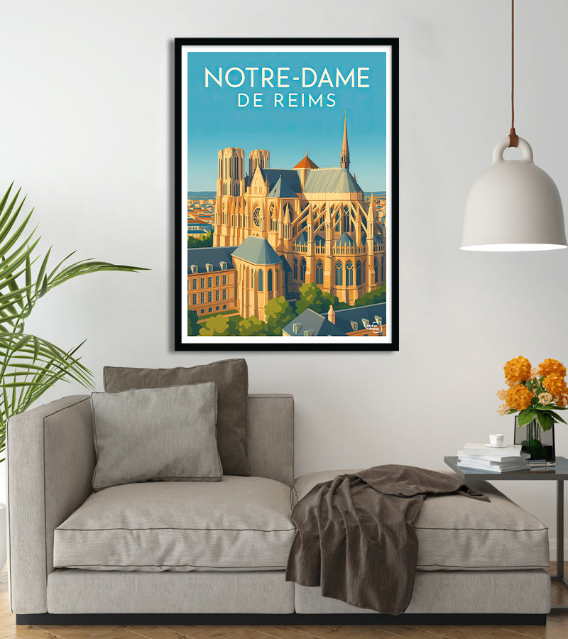 Affiche Notre Dame de Reims