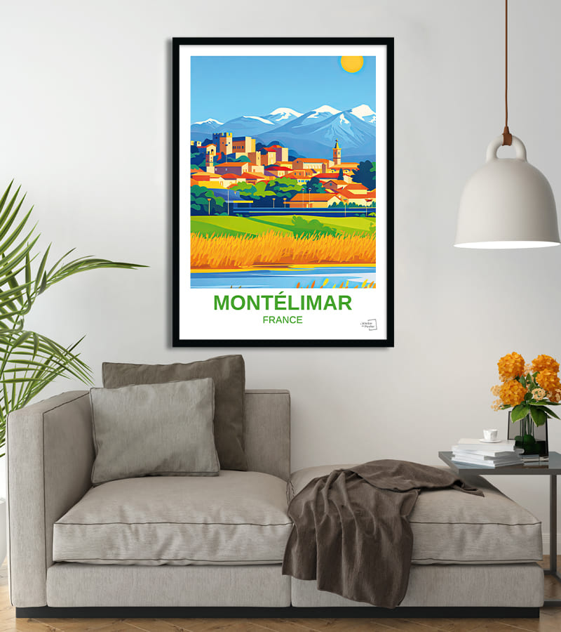 poster Montélimar vintage