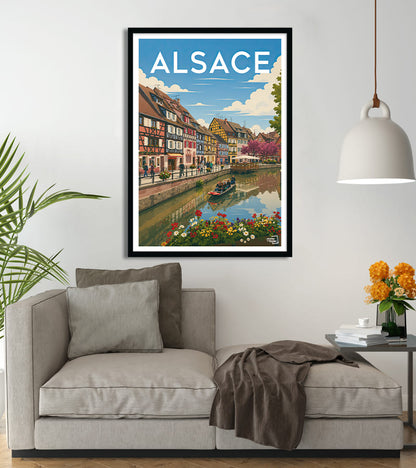 poster Alsace vintage