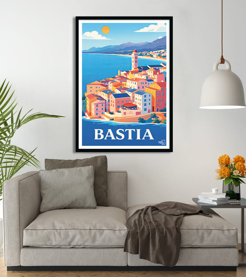 poster Bastia vintage